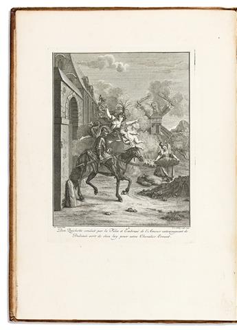 Cervantes, Miguel de (1547-1616) [Don Quixote in French, Illustrated]. Les Principales Avantures de l'Admirable Don Quichotte.